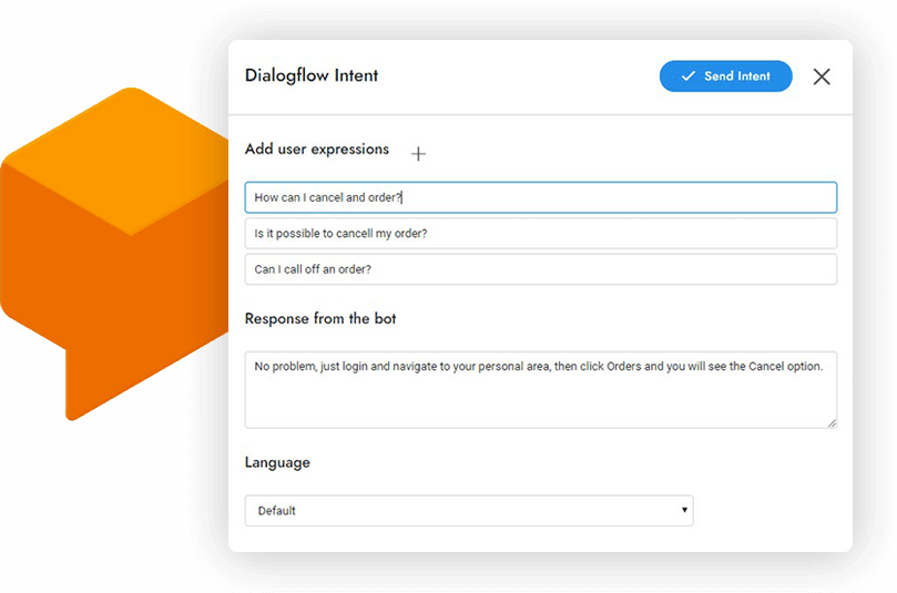 Интенты Dialogflow