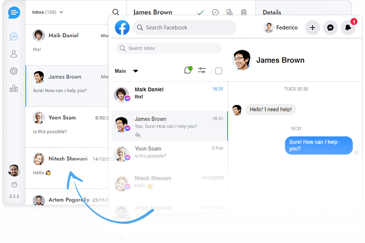 Чат Messenger