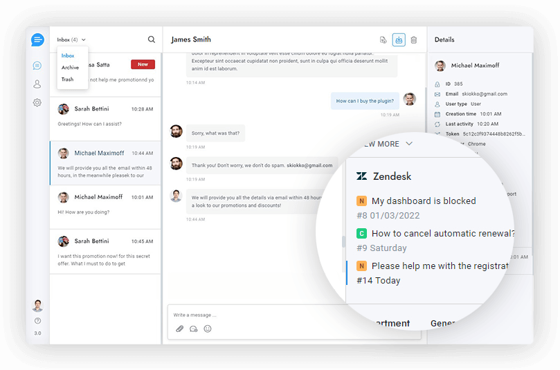Тикеты Zendesk